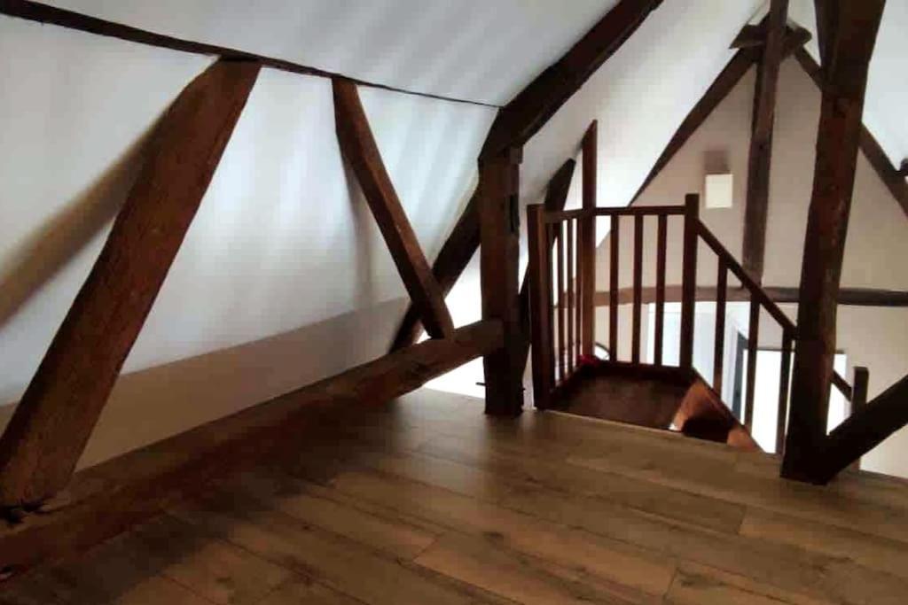 Duplex Atypique Dans La Cite Medievale 拉昂 外观 照片