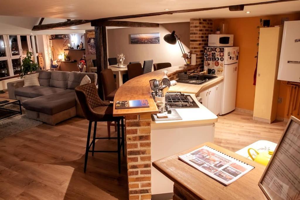Duplex Atypique Dans La Cite Medievale 拉昂 外观 照片