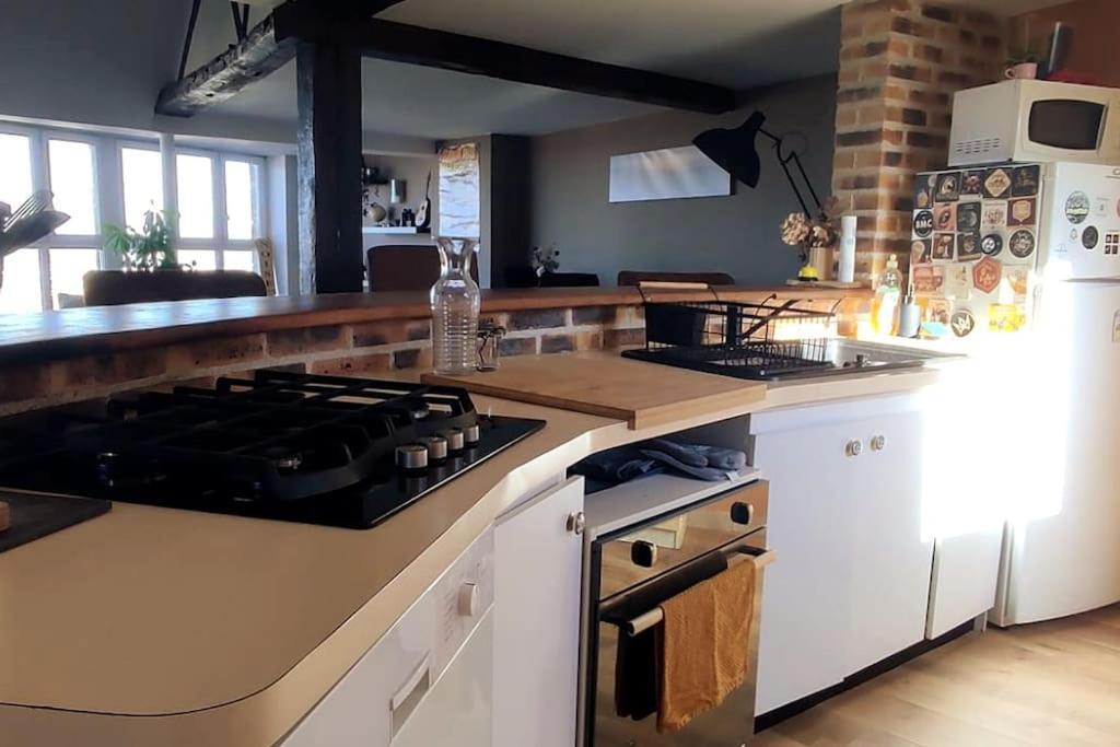 Duplex Atypique Dans La Cite Medievale 拉昂 外观 照片